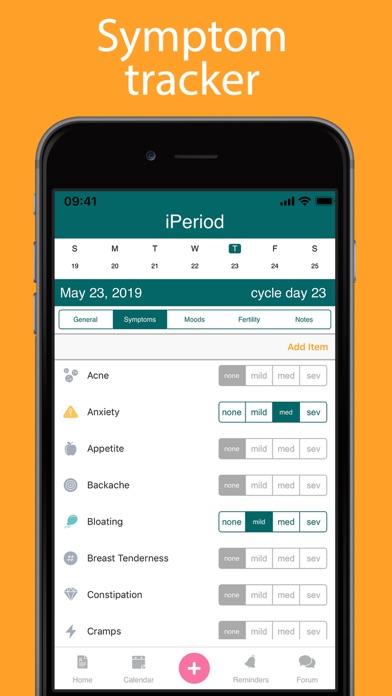 iPeriod Free (Period / Menstrual Calendar) screenshot 5