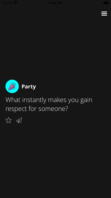 Party Qs - Questions App Screenshot