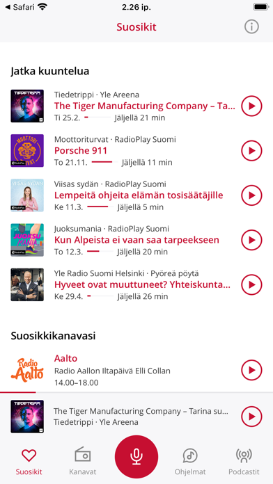 Screenshot #1 pour Radiot.fi