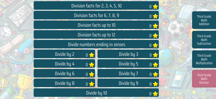 Third Grade Math Trainer