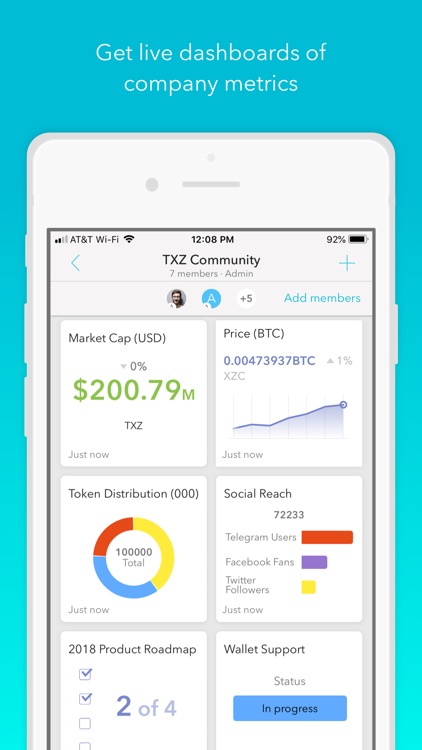 StatX: Blockchain Metrics+Chat