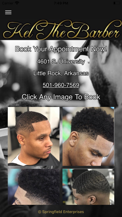 Kel The Barber iPhone screenshot 3 - Business app