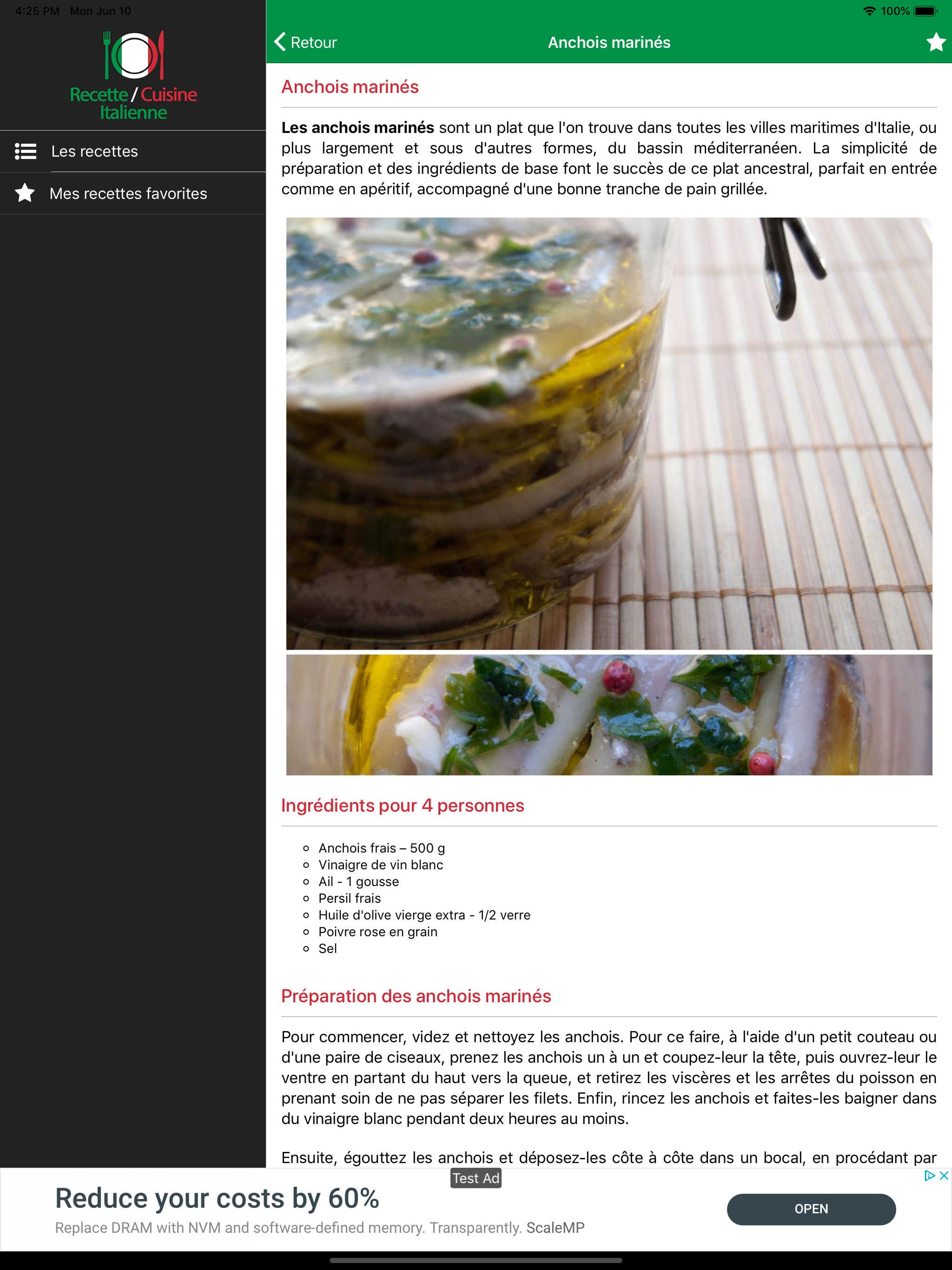 Recettes de Cuisine Italienne