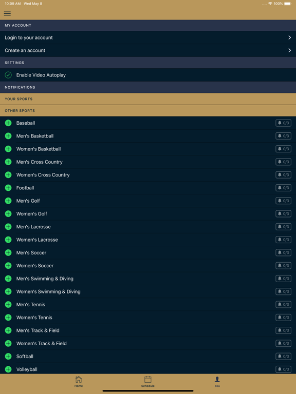 John Carroll Athletics iPad screenshot 3 - Sports app