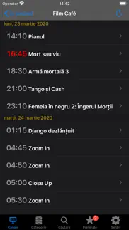 romanian tv schedule iphone screenshot 2