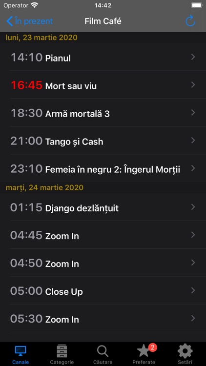 Romanian TV Schedule