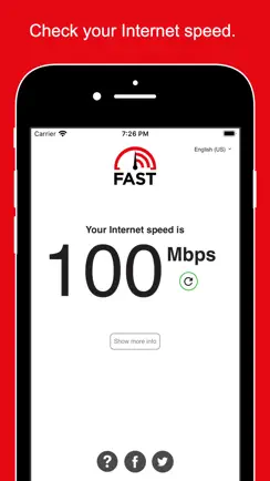 FAST Speed Test iPhone image 1