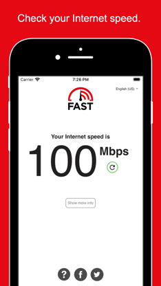FAST Speed Test screenshot 1