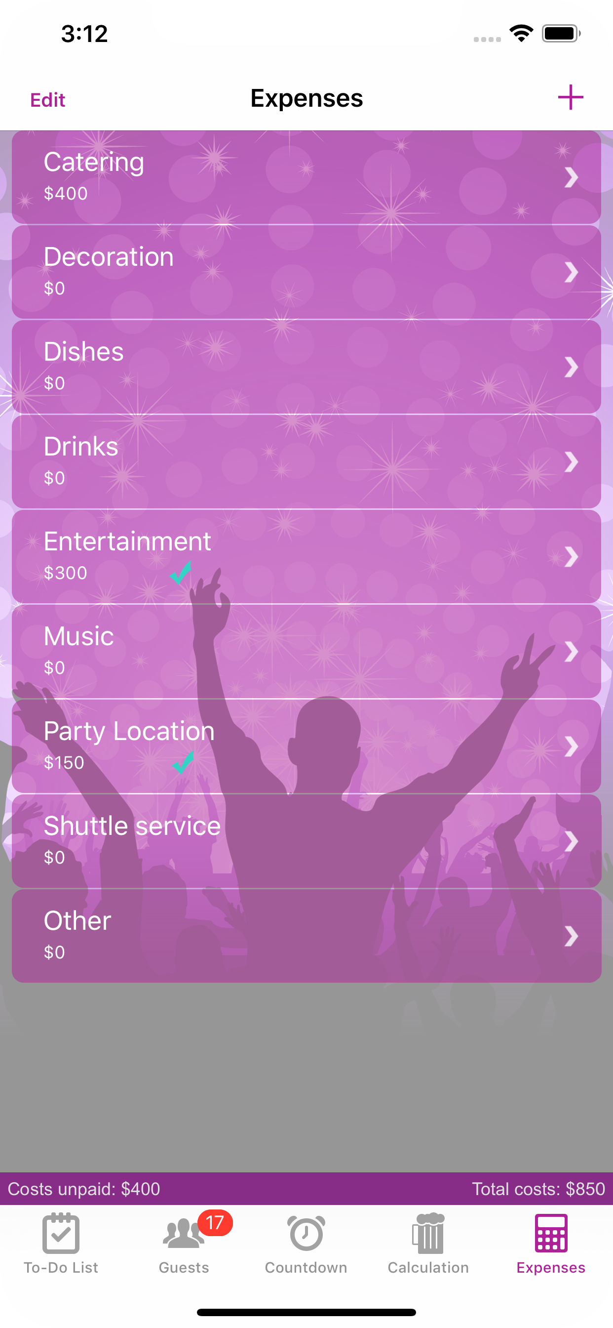 Party & Event Planner Lite