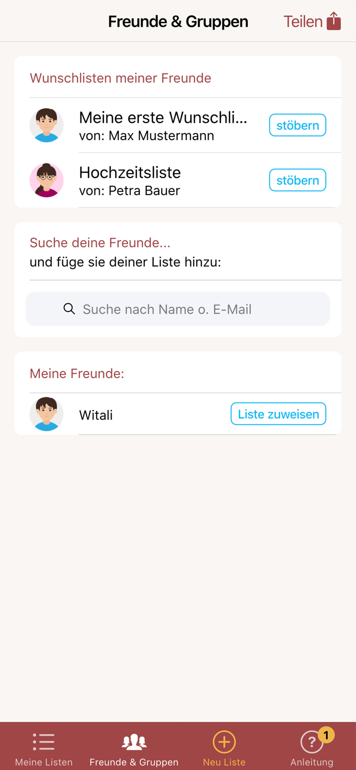 justwish Wunschliste