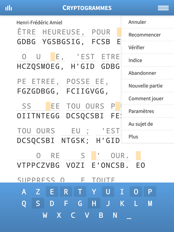 Screenshot #5 pour Cryptogramme