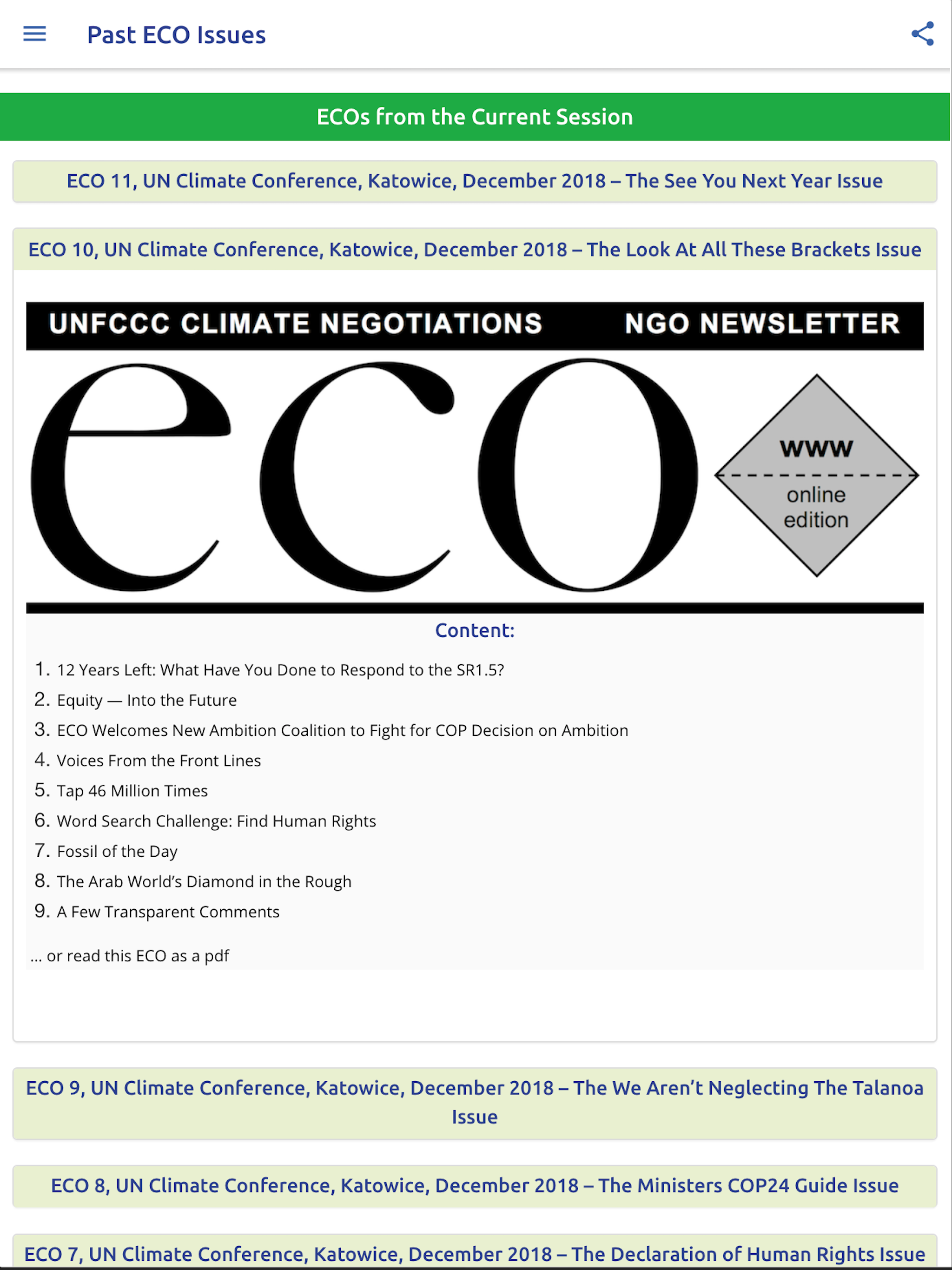 ECO News by CAN
