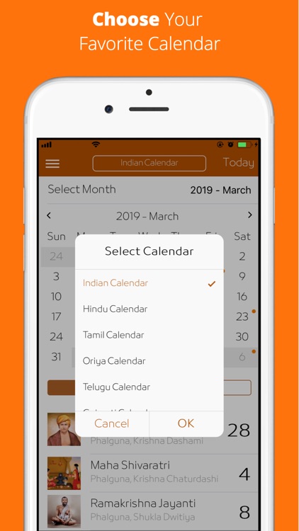 Hindu Calendar 2019 - 2040