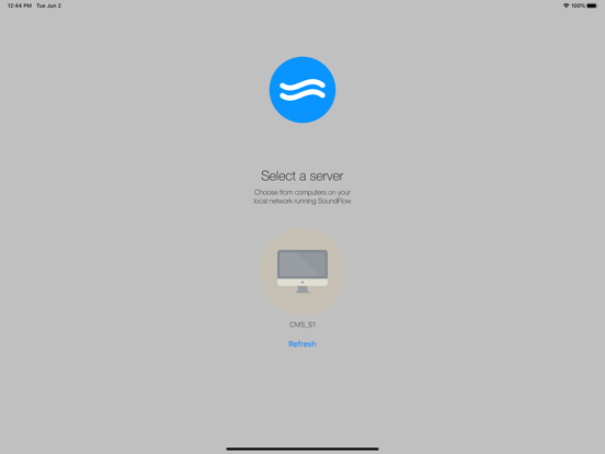 SoundFlow iPad screenshot 1 - Music app