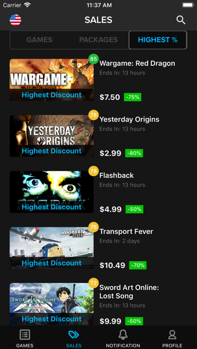 App screenshot