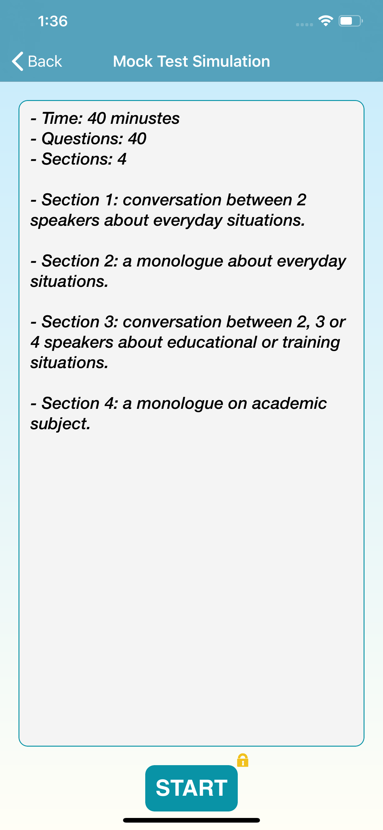 IELTS English Listening Test