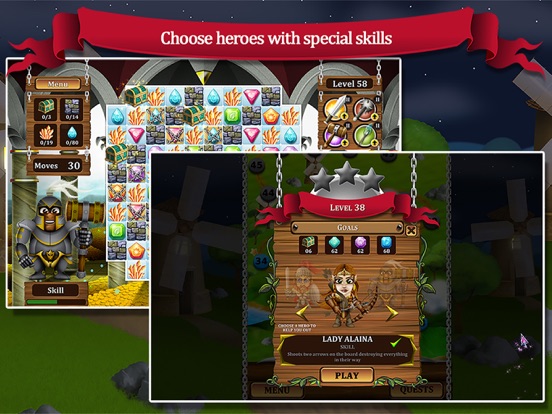 Screenshot #5 pour Age of Heroes TB - Match3