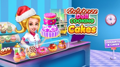 Christmas Doll Cooking Cakes Screenshot