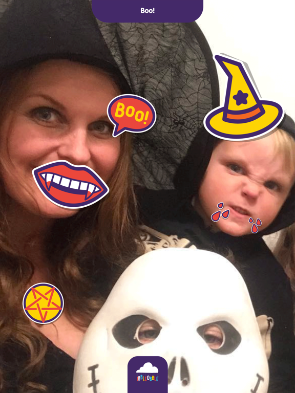 Ibbleobble Halloween Stickers iPad screenshot