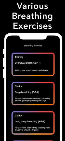 Game screenshot Paced breathing exercises zone apk