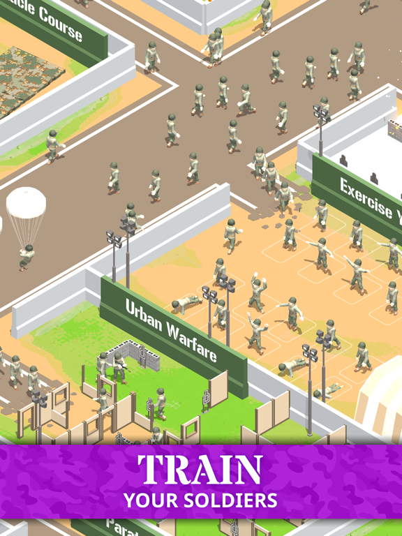 Screenshot #5 pour Idle Army Base: Tycoon Game