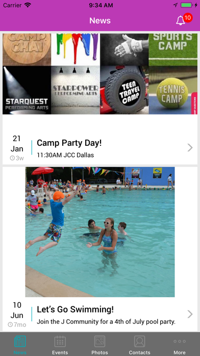 Dallas J Summer Camps Screenshot
