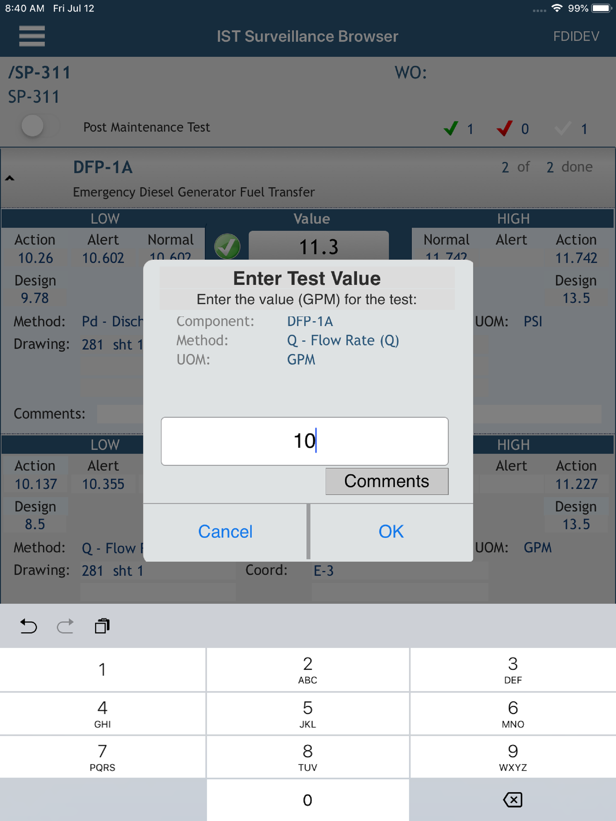 FDI Work Center screenshot 3