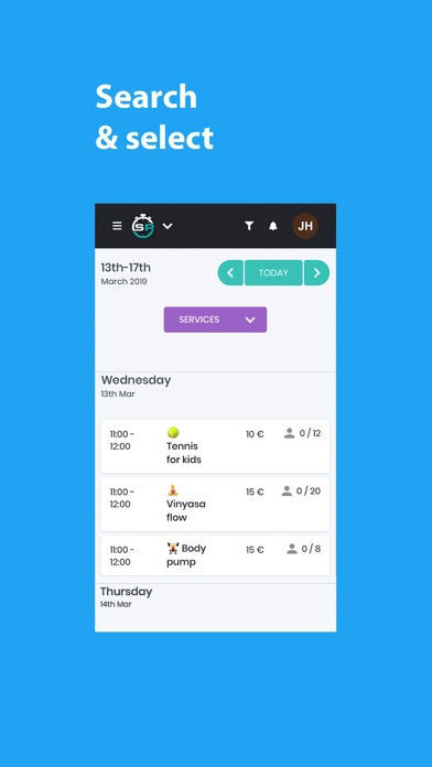 Screenshot #1 pour SportPass - For Customers