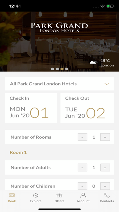 Park Grand London Screenshot