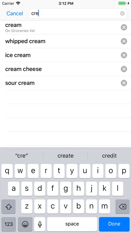 Our Groceries Shopping List screenshot-3