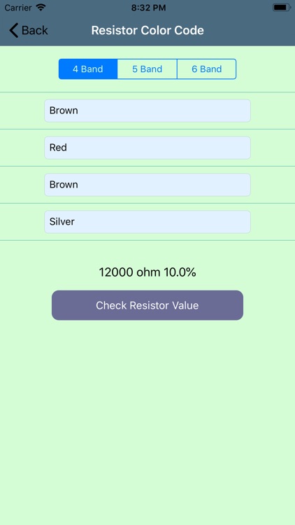 Resistor and Ohm Calculator