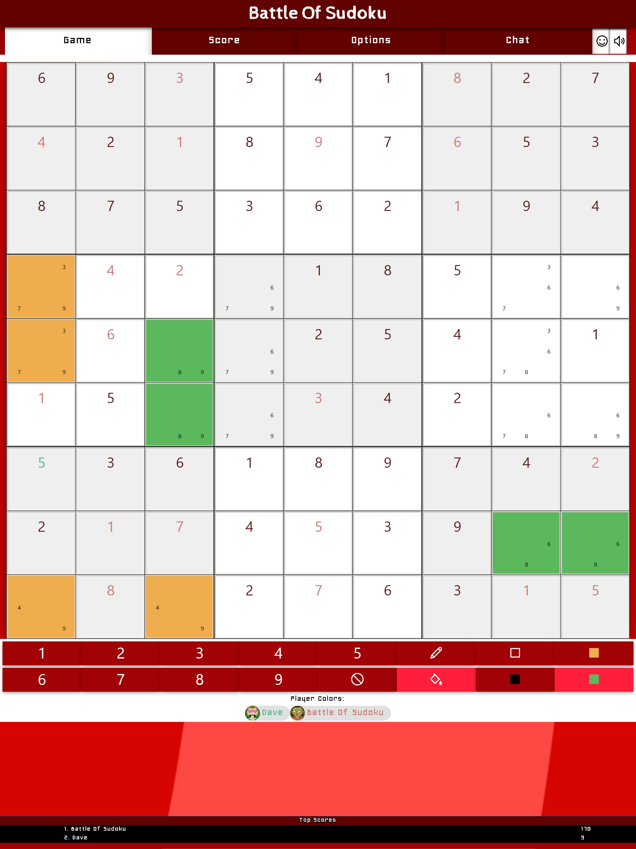 Battle Of Sudoku