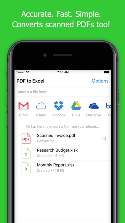 PDF to Excel Converter - OCR