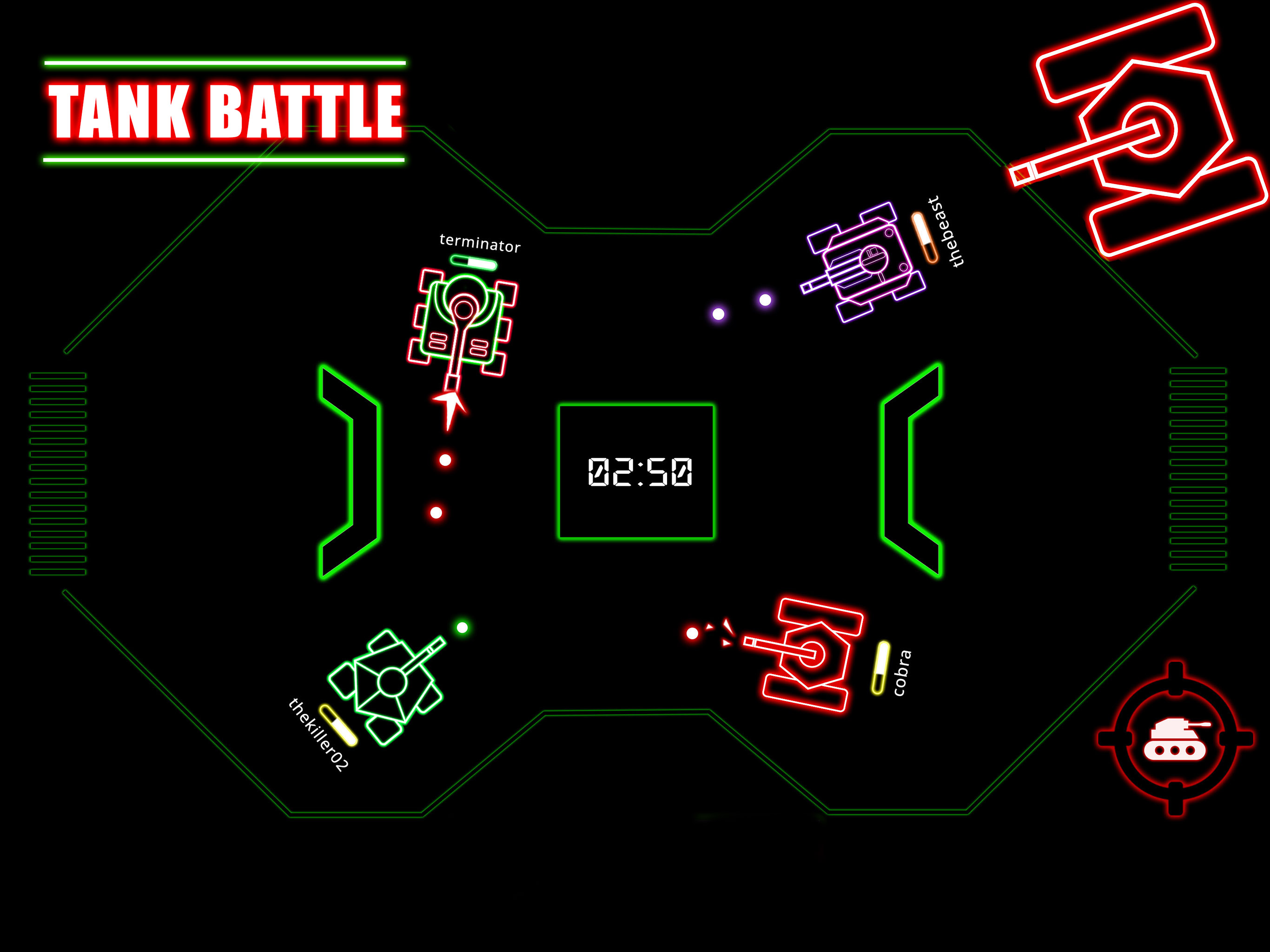 Tank battle io multiplayer