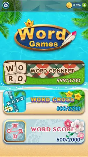 WordGames: Cross,Connect,Score screenshot 1
