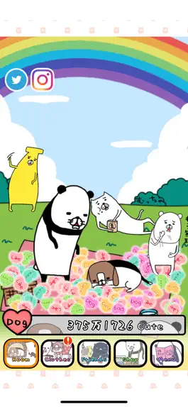 Game screenshot Panda and Dog: AnywhereDogCute apk