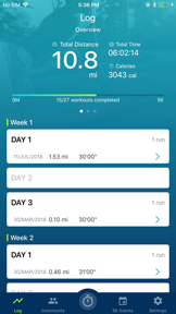 Couch to 5K® - Run training screenshot