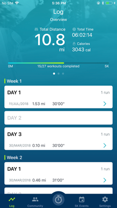 Couch to 5K® - Run training screenshot 4