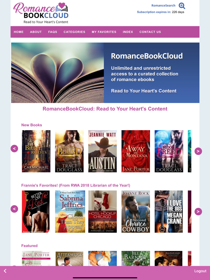RomanceBookCloud
