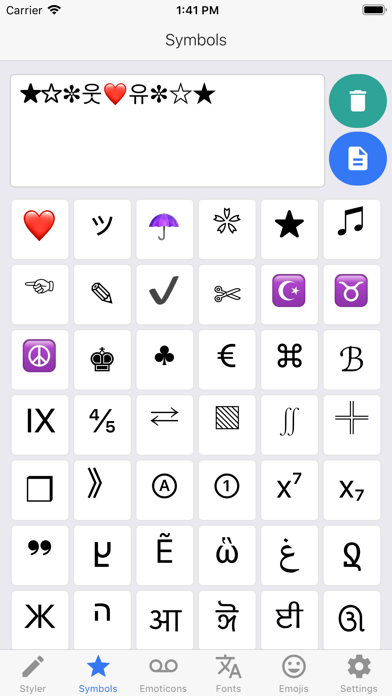 i2Symbol Emoji screenshot 3