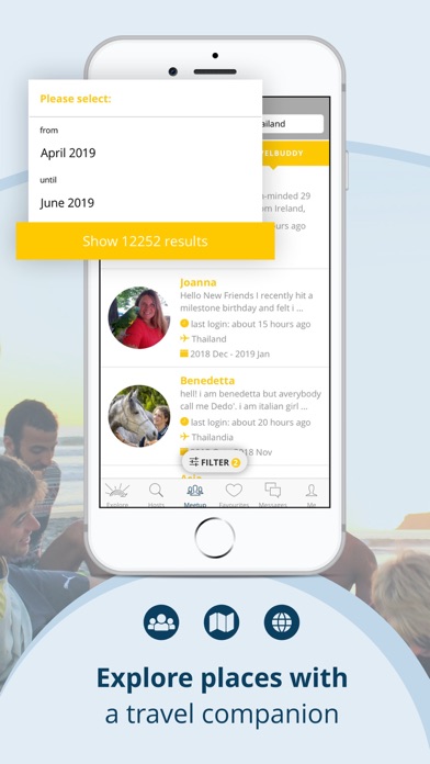 Workaway Travel App Screenshot
