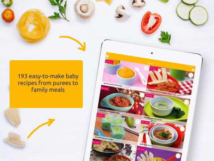 Baby weaning and recipes
