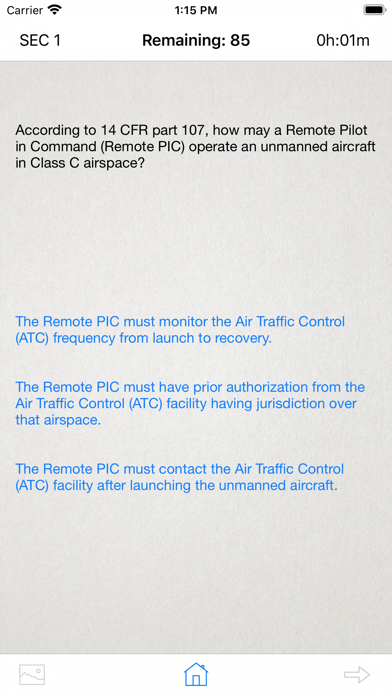 Screenshot #3 pour Remote Pilot Knowledge Test