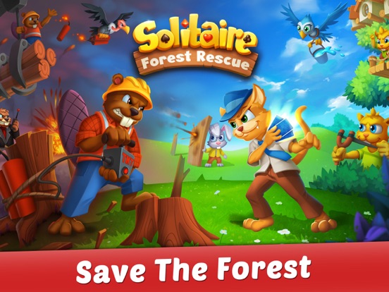 Solitaire: Forest Rescue iPad screenshot 9 - Games app