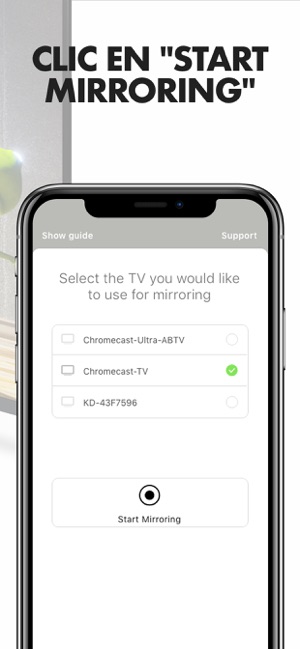 Duplicar pantalla de iphone a chromecast