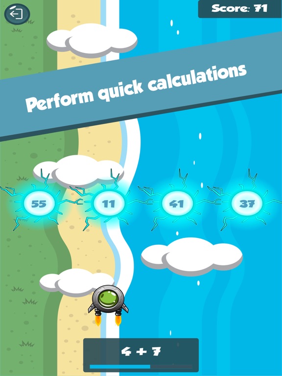 Brain Drain: a quick math game