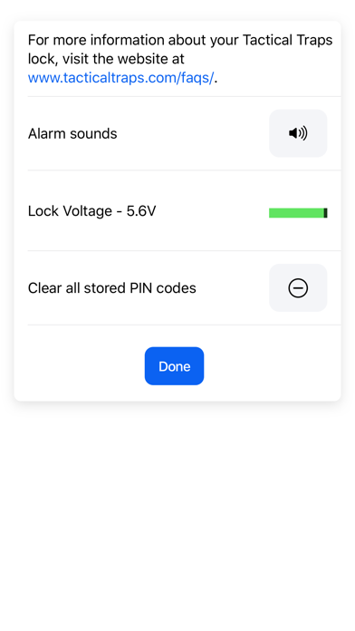 Tactical Traps Bluetooth Lock screenshot 3