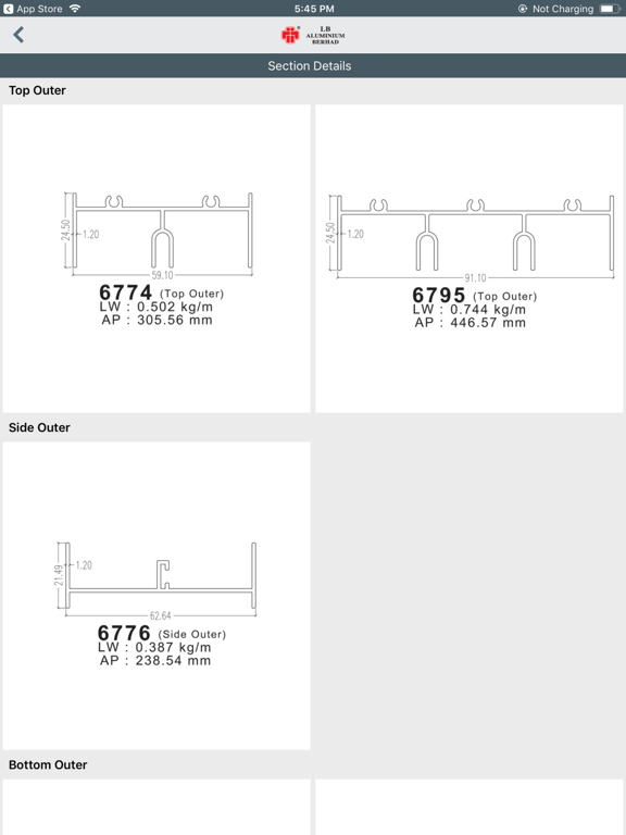 LB Aluminium Berhad iPad screenshot