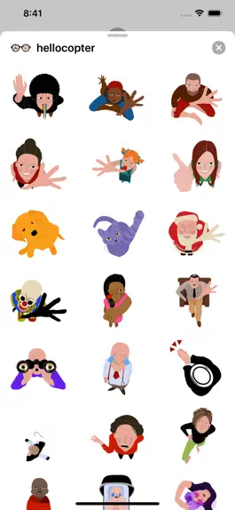 Game screenshot Hellocopter -Animated Stickers apk