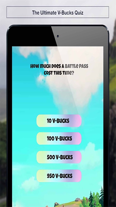 The Ultimate V-Bucks Quiz screenshot - Entertainment app preview